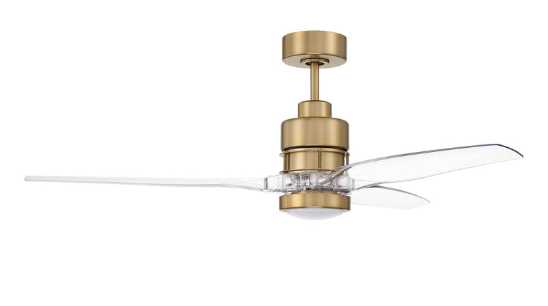 Craftmade SON52SB3-CAP-NWF 52" Ceiling Fan, Satin Brass
