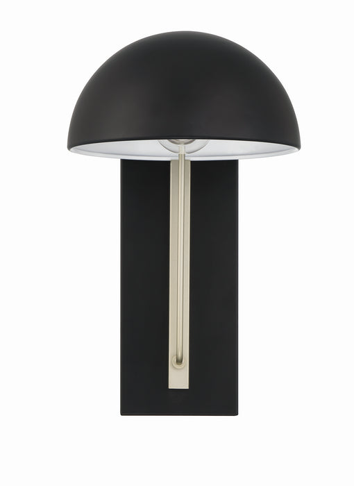 Craftmade ZA4904-MNSA One Light Outdoor Wall Mount, Midnight/Satin Aluminum