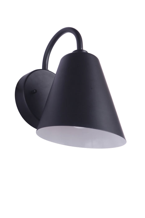 Craftmade ZA5004-MN One Light Outdoor Wall Mount, Midnight