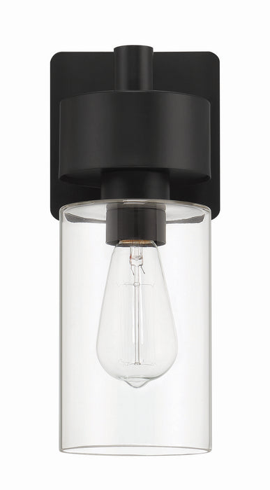 Craftmade ZA5304-MN One Light Outdoor Wall Mount, Midnight