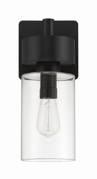 Craftmade ZA5314-MN One Light Outdoor Wall Mount, Midnight