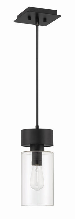 Craftmade ZA5321-MN One Light Outdoor Pendant, Midnight