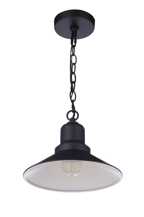 Craftmade ZA5401-MN One Light Outdoor Pendant, Midnight