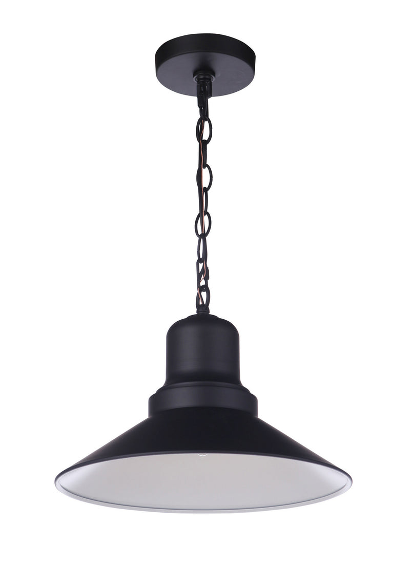 Craftmade ZA5411-MN One Light Outdoor Pendant, Midnight