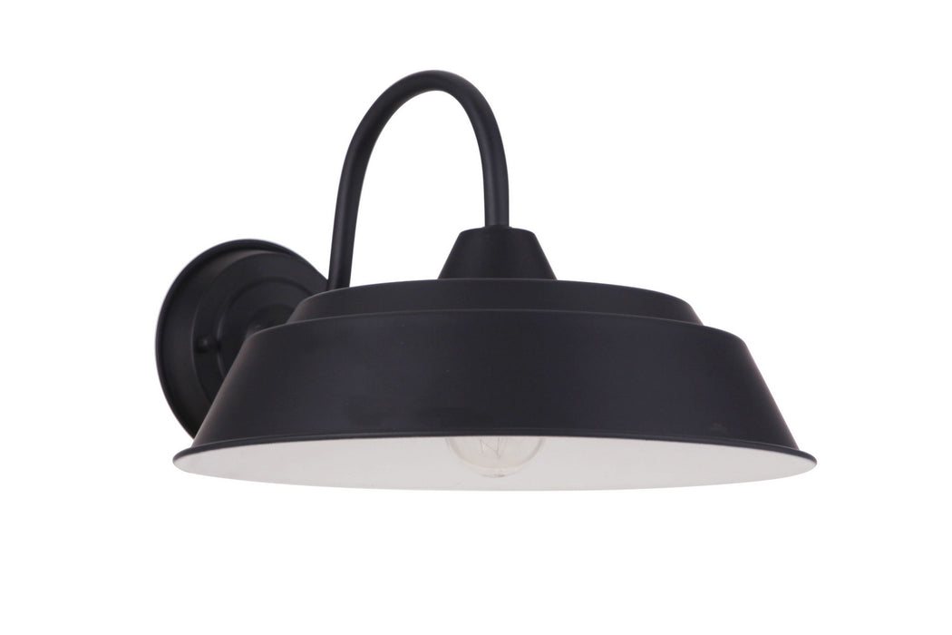 Craftmade ZA5504-MN One Light Outdoor Wall Mount, Midnight