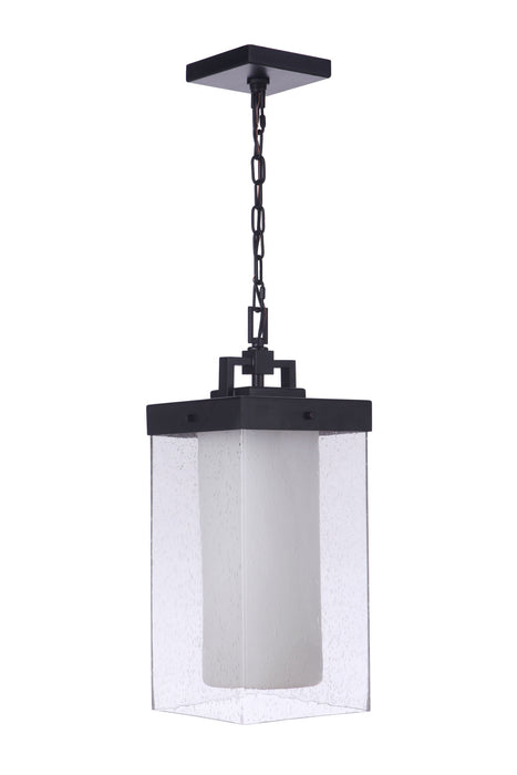 Craftmade ZA5621-MN One Light Outdoor Pendant, Midnight