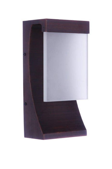 Craftmade ZA5804-ABZ-LED LED Outdoor Wall Lantern, Aged Bronze Brushed