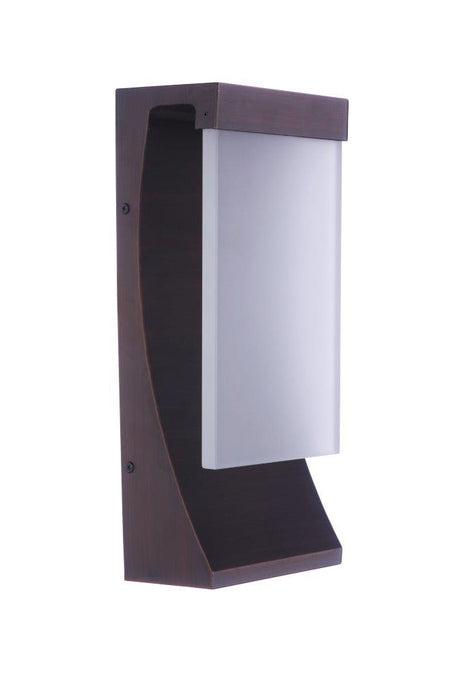 Craftmade ZA5814-ABZ-LED LED Outdoor Wall Lantern, Aged Bronze Brushed