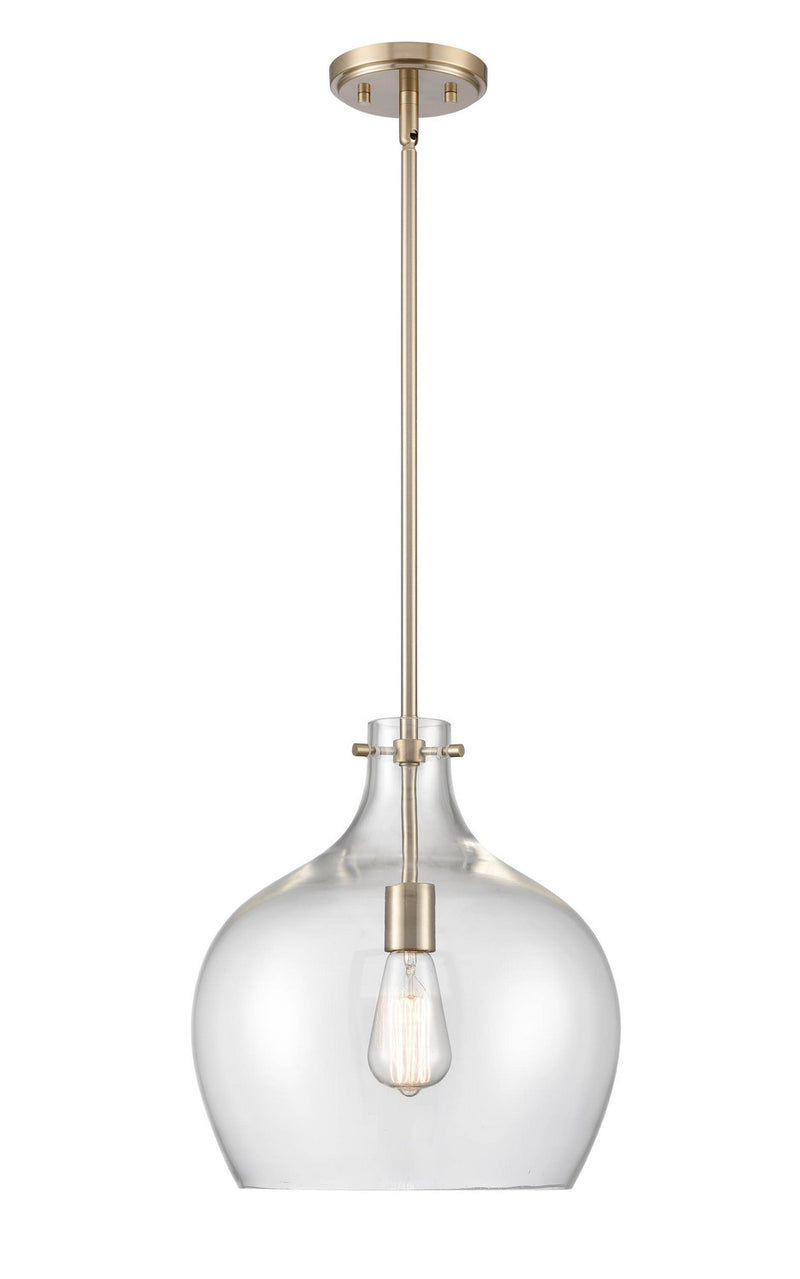 Millennium 2071-MG One Light Pendant, Modern Gold