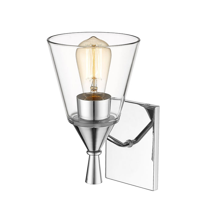 Millennium 410001-CH One Light Wall Sconce, Chrome