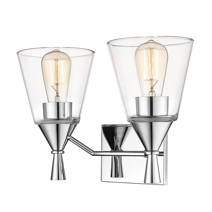Millennium 410002-CH Two Light Vanity, Chrome