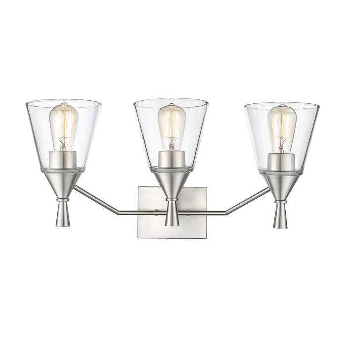 Millennium 410003-BN Three Light Vanity, Brushed Nickel