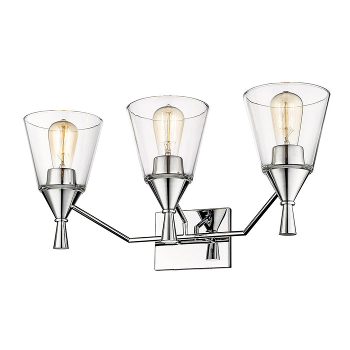 Millennium 410003-CH Three Light Vanity, Chrome