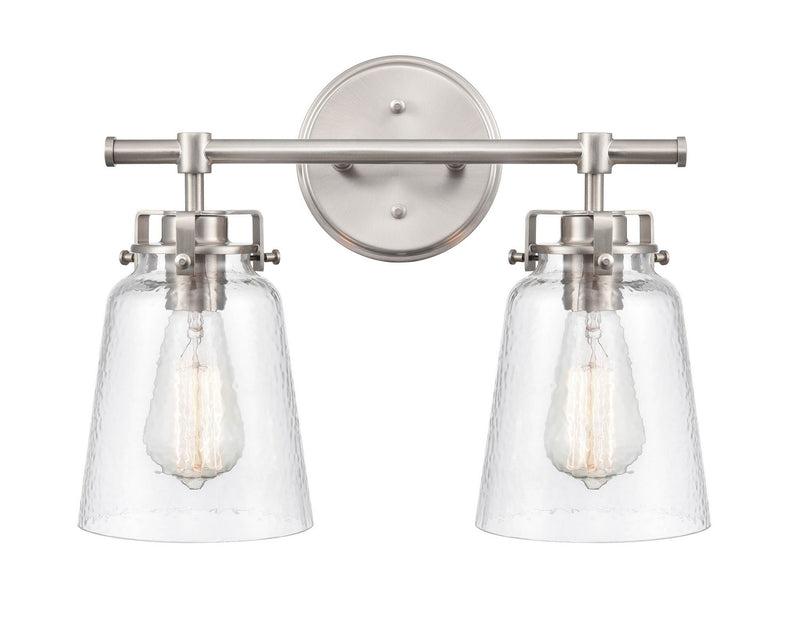 Millennium 4412-BN Two Light Vanity, Brushed Nickel