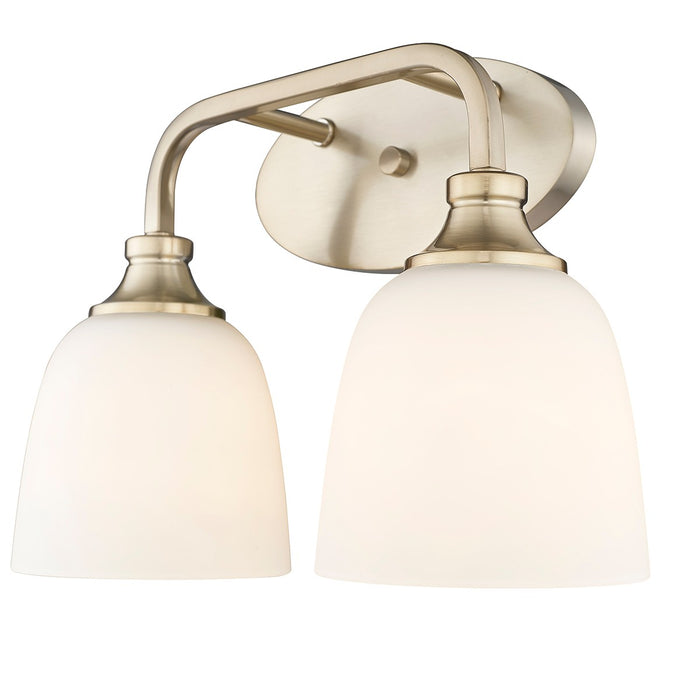 Millennium 491002-MG Two Light Vanity, Modern Gold