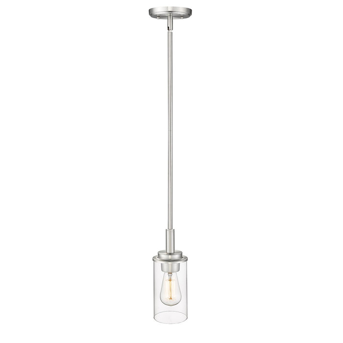 Millennium 495001-BN One Light Mini Pendant, Brushed Nickel