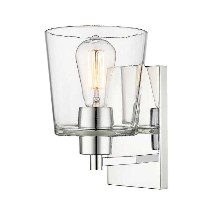 Millennium 496001-CH One Light Wall Sconce, Chrome