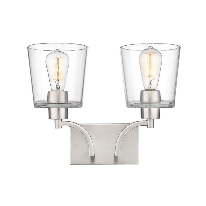 Millennium 496002-BN Two Light Vanity, Brushed Nickel
