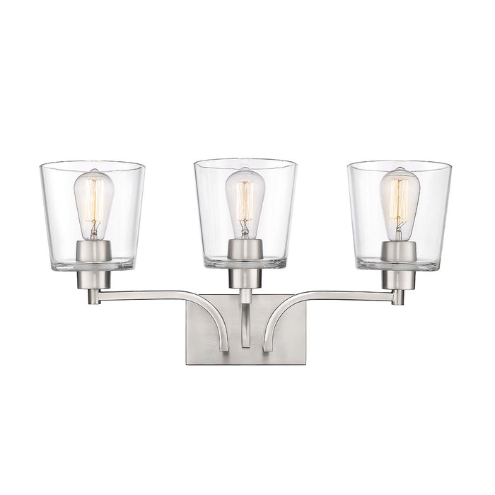 Millennium 496003-BN Three Light Vanity, Brushed Nickel