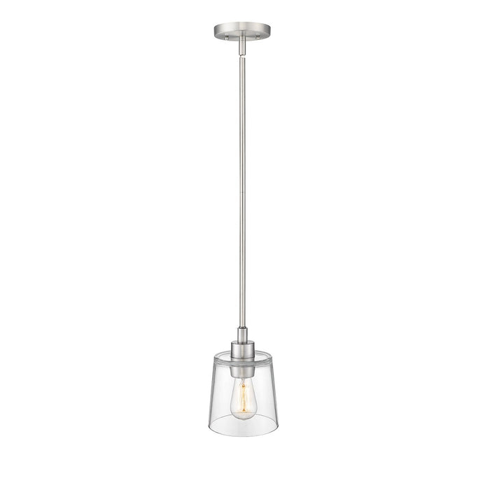 Millennium 497001-BN One Light Mini-Pendant, Brushed Nickel