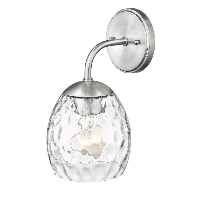 Millennium 498001-BN One Light Wall Sconce, Brushed Nickel