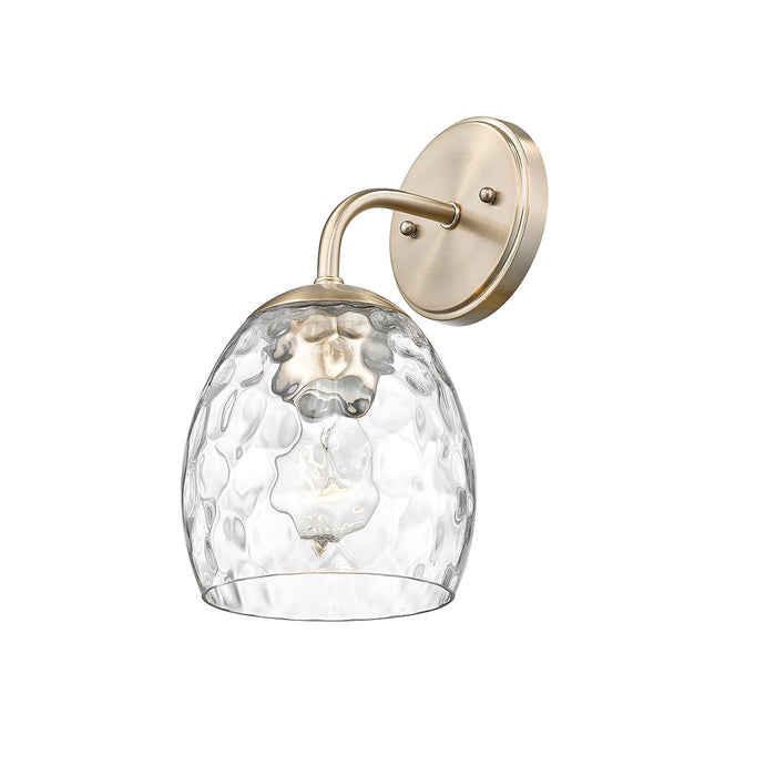 Millennium 498001-MG One Light Wall Sconce, Modern Gold