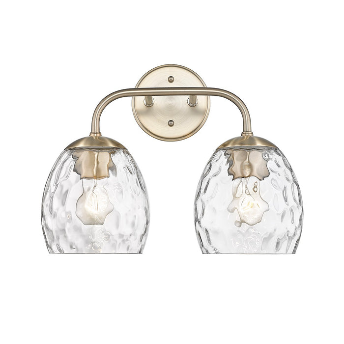 Millennium 498002-MG Two Light Vanity, Modern Gold