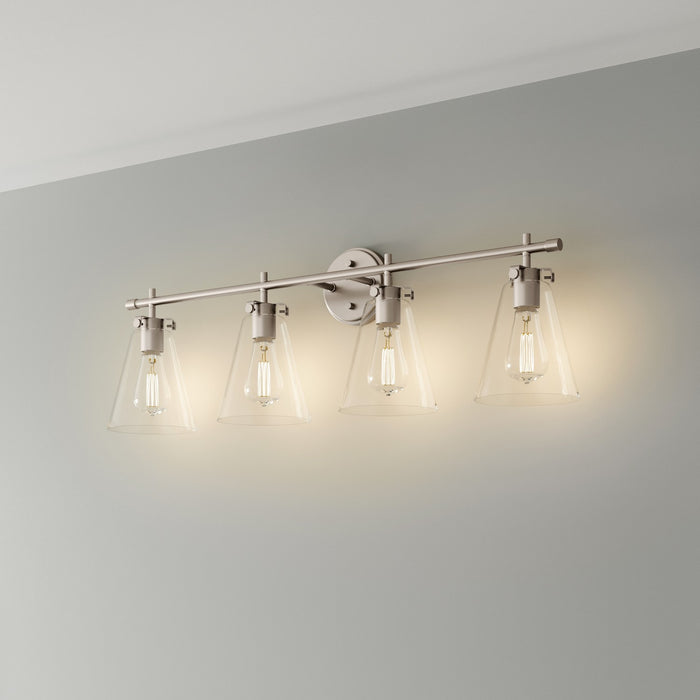 Millennium 8124-BN Four Light Vanity, Brushed Nickel