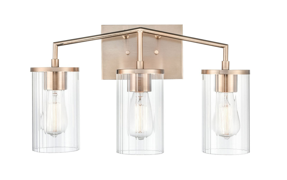 Millennium 9523-MG Three Light Vanity, Modern Gold