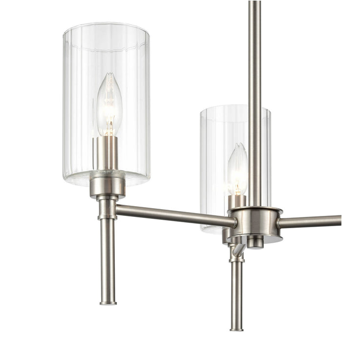 Millennium 9913-BN Three Light Chandelier, Brushed Nickel