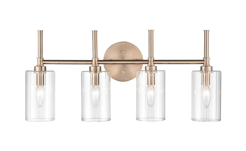 Millennium 9924-MG Four Light Vanity, Modern Gold