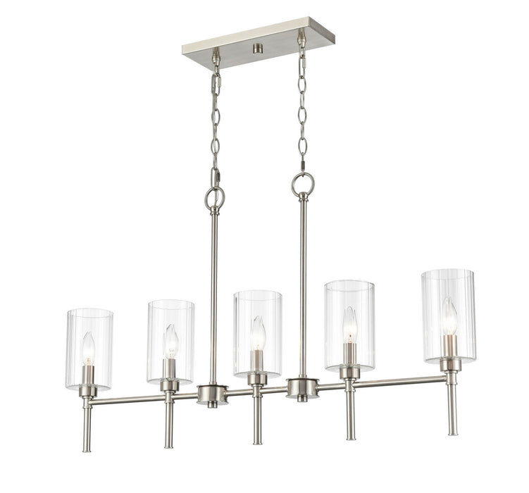 Millennium 9925-BN Five Light Chandelier, Brushed Nickel