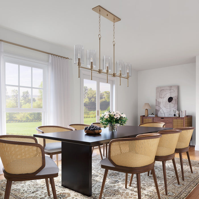 Millennium 9925-MG Five Light Chandelier, Modern Gold