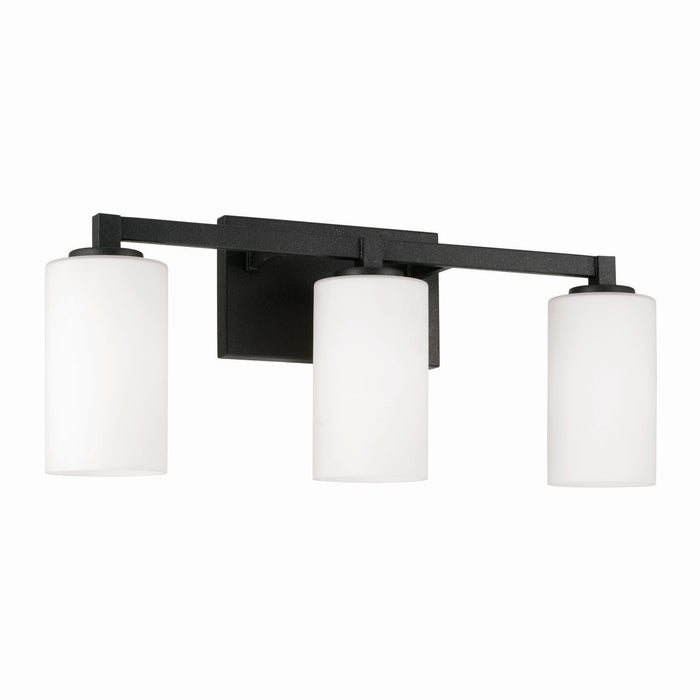 Capital Lighting 119831BI-545 Three Light Vanity, Black Iron