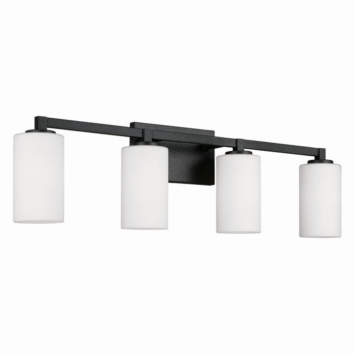 Capital Lighting 119841BI-545 Four Light Vanity, Black Iron