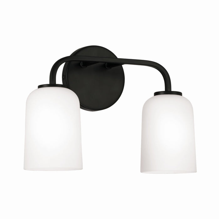 Capital Lighting 148821MB-542 Two Light Vanity, Matte Black