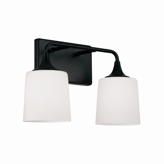 Capital Lighting 148921MB-541 Two Light Vanity, Matte Black