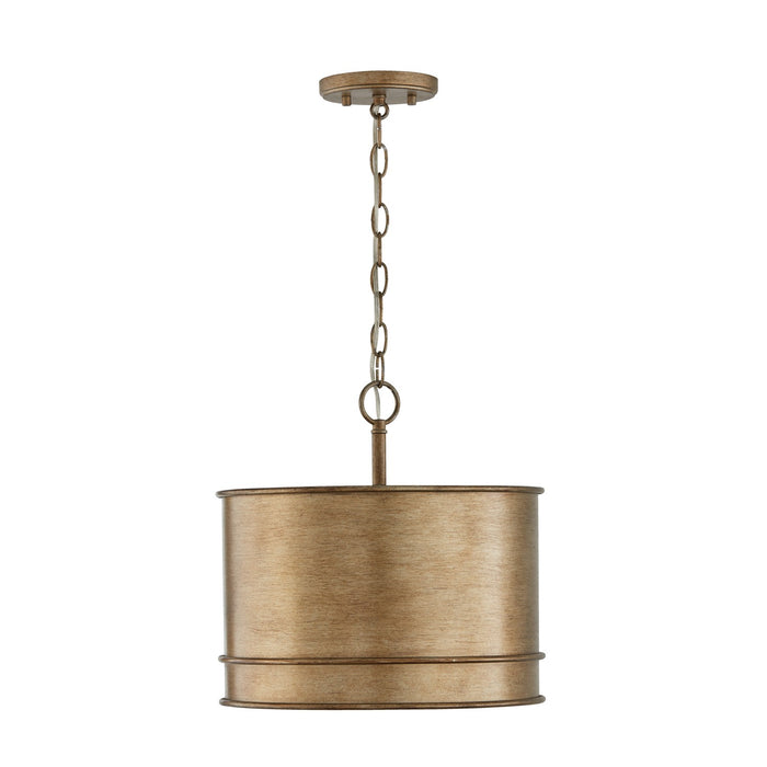 Capital Lighting 349211ML One Light Pendant, Mystic Luster