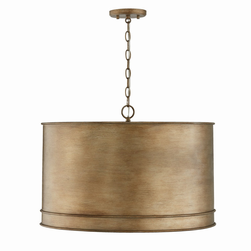 Capital Lighting 349242ML Four Light Pendant, Mystic Luster