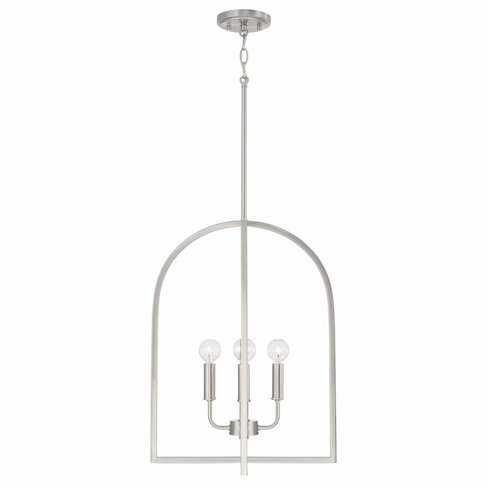 Capital Lighting 548841BN Four Light Foyer, Brushed Nickel