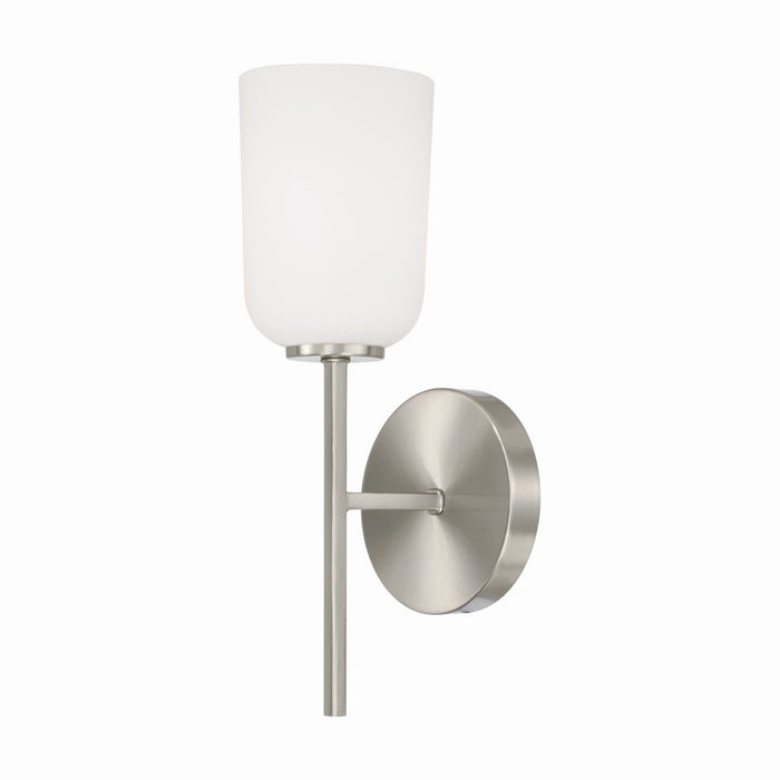 Capital Lighting 648811BN-542 One Light Wall Sconce, Brushed Nickel