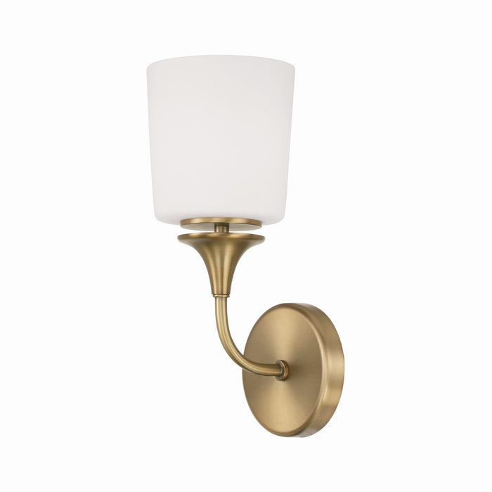 Capital Lighting 648911AD-541 One Light Wall Sconce, Aged Brass
