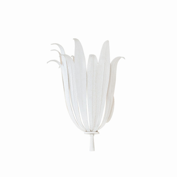 Capital Lighting 649511XW One Light Wall Sconce, Textured White
