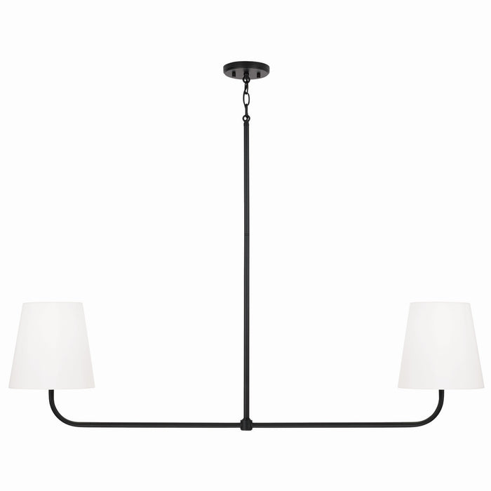 Capital Lighting 849421MB Two Light Island Pendant, Matte Black