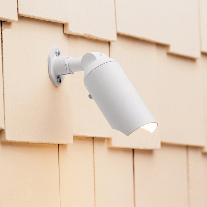 Kichler 15093WHT One Light Down Accent, Textured White