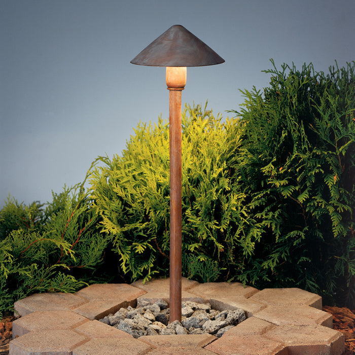 Kichler 15439OB One Light Path & Spread, Olde Brick
