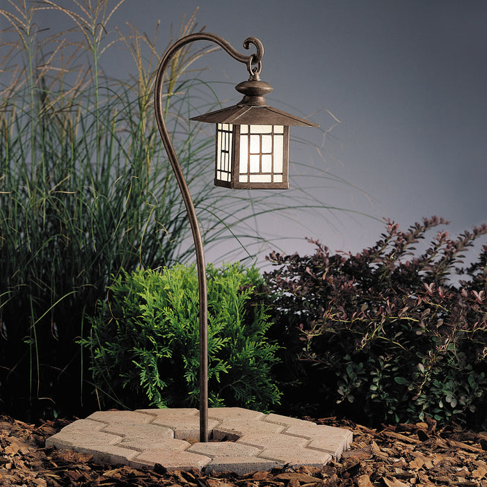 Kichler 15319PZ One Light Path & Spread, Patina Bronze