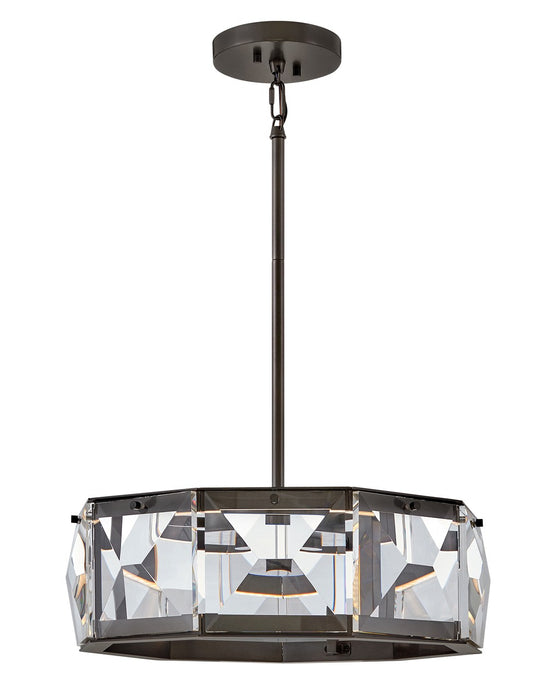 Fredrick Ramond FR30103BX LED Convertible Semi-Flush Mount, Black Oxide