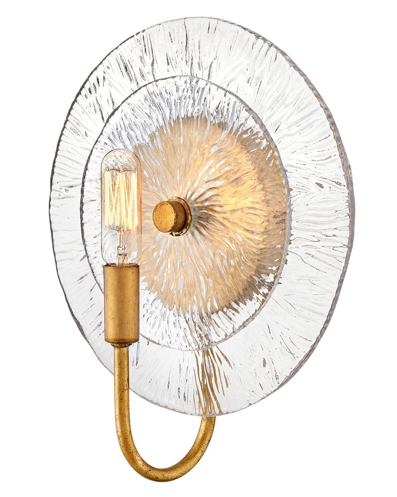 Fredrick Ramond FR30120DA LED Wall Sconce, Distressed Brass