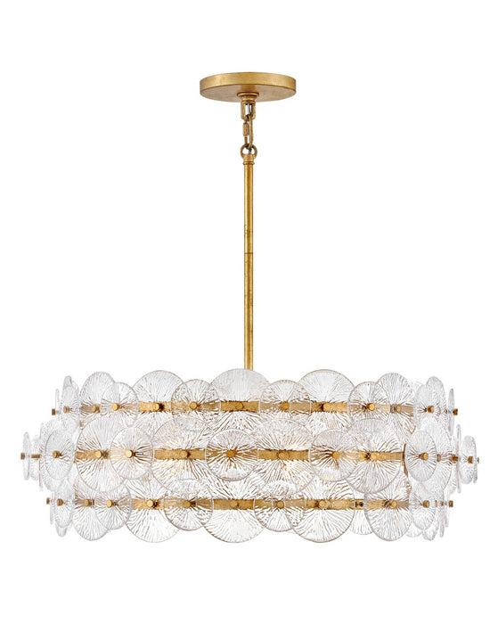 Fredrick Ramond FR30126DA LED Pendant, Distressed Brass